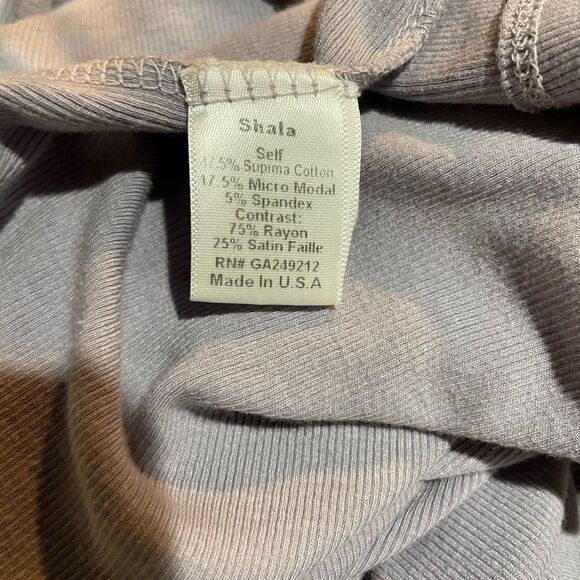 PJ Harlow Shala Wrap Knit Robe in Lavender Size Small - Picture 7 of 8